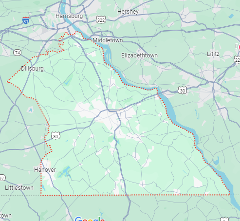 York county Map